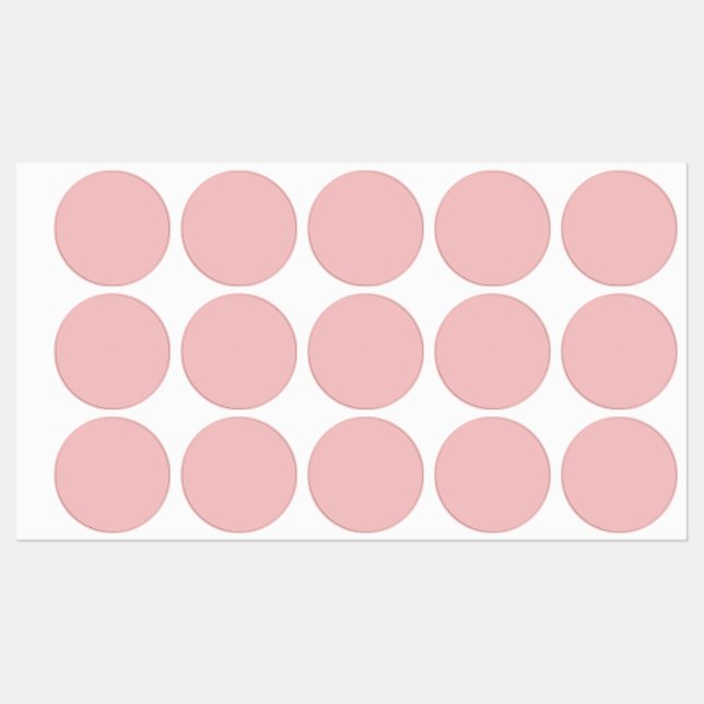 Etiquetas Baby Pink (Hoja)