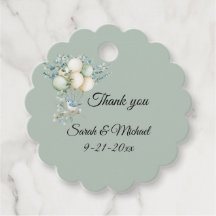 Etiquetas Baby Shower Eucalyptus Favor