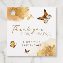 Etiquetas Baby Shower Favor de la mariposa