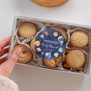 Etiquetas Baby Shower Favor del Astronauta del niñ