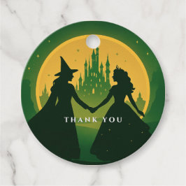 Etiquetas Baby Shower Favorita Malvadas - Elphaba 