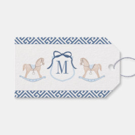 Etiquetas Baby Shower Favorito Monograma Caballo R