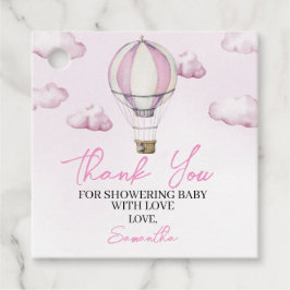 Etiquetas Baby Shower Square Favorito de globo aer