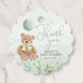 Etiquetas Baby Shower Teddy Bear Favorito