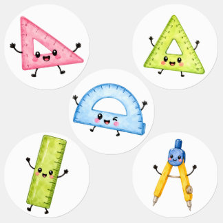 Etiquetas Back to School Stickers – Cute School Supplies &