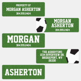 Etiquetas Balón de fútbol impermeable