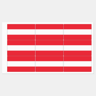 Etiquetas Bandera de Austria
