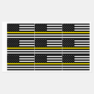Etiquetas Bandera de despachadores de la delgada línea amari