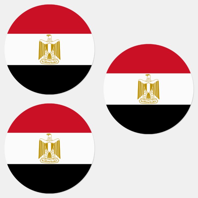 Etiquetas Bandera de Egipto (Grupo)