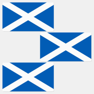Etiquetas Bandera de Escocia