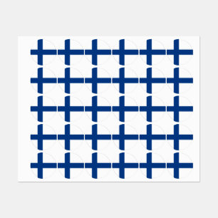 Etiquetas Bandera de Finlandia