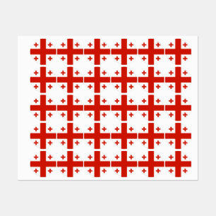 Etiquetas Bandera de Georgia