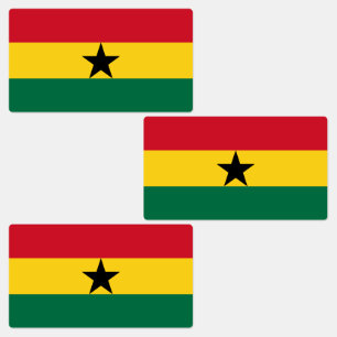 Etiquetas Bandera de Ghana