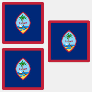 Etiquetas Bandera de Guam