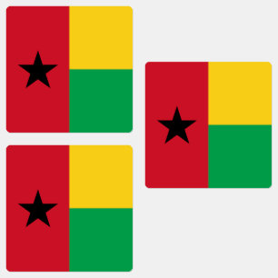 Etiquetas Bandera de Guinea Bissau