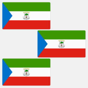 Etiquetas Bandera de Guinea Ecuatorial