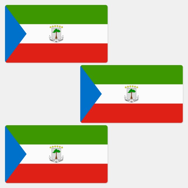 Etiquetas Bandera de Guinea Ecuatorial (Grupo)