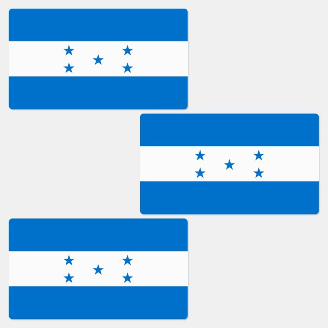 Etiquetas Bandera de Honduras (Grupo)