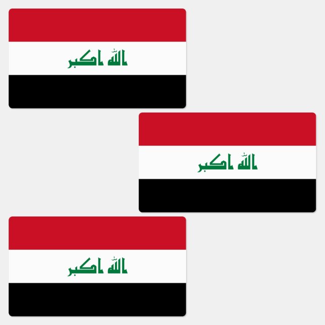 Etiquetas Bandera de Iraq (Grupo)