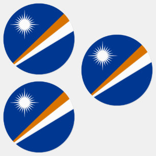 Etiquetas Bandera de Islas Marshall