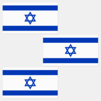 Bandera de Israel rectangular