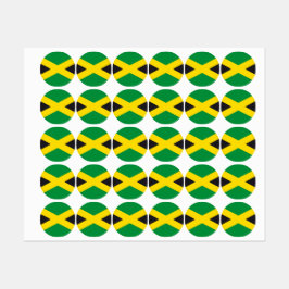 Etiquetas Bandera de Jamaica