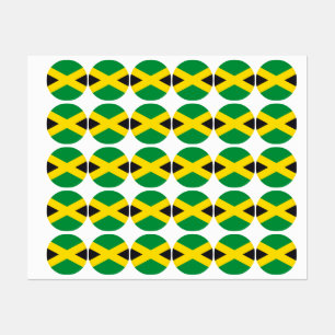 Etiquetas Bandera de Jamaica