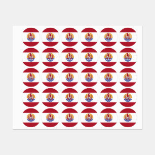 Etiquetas Bandera de la Polinesia Francesa