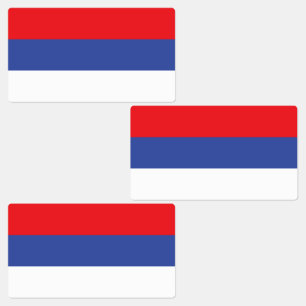 Etiquetas Bandera de la República Srpska