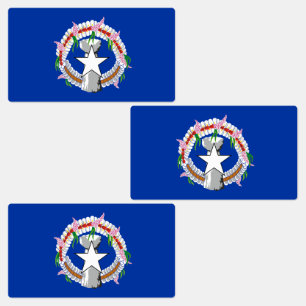 Etiquetas Bandera de las Islas Marianas del Norte