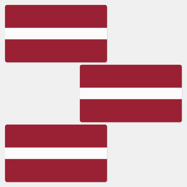 Etiquetas Bandera de Letonia (Grupo)