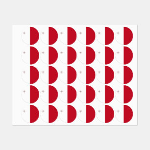 Etiquetas Bandera de Malta