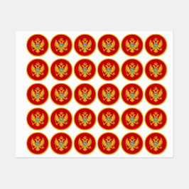 Etiquetas Bandera de Montenegro