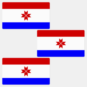 Etiquetas Bandera de Mordovia