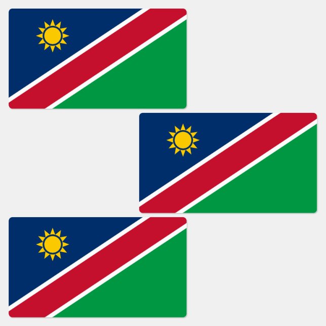 Etiquetas Bandera de Namibia (Grupo)