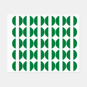 Etiquetas Bandera de Nigeria
