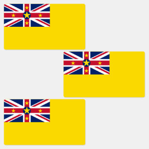 Etiquetas Bandera de Niue