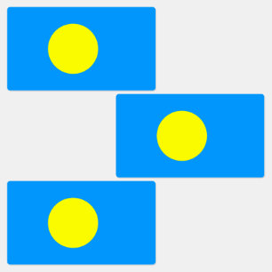 Etiquetas Bandera de Palau