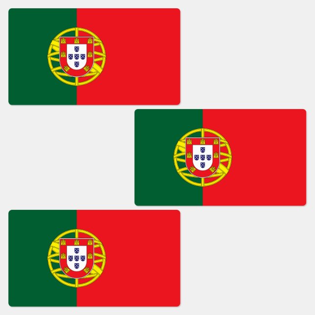 Etiquetas Bandera de Portugal (Grupo)