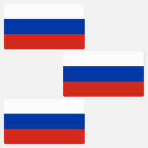 Etiquetas Bandera de Rusia
