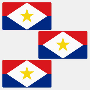 Etiquetas Bandera de Saba