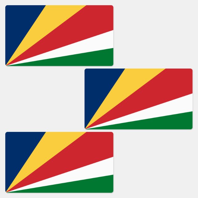 Etiquetas Bandera de Seychelles (Grupo)
