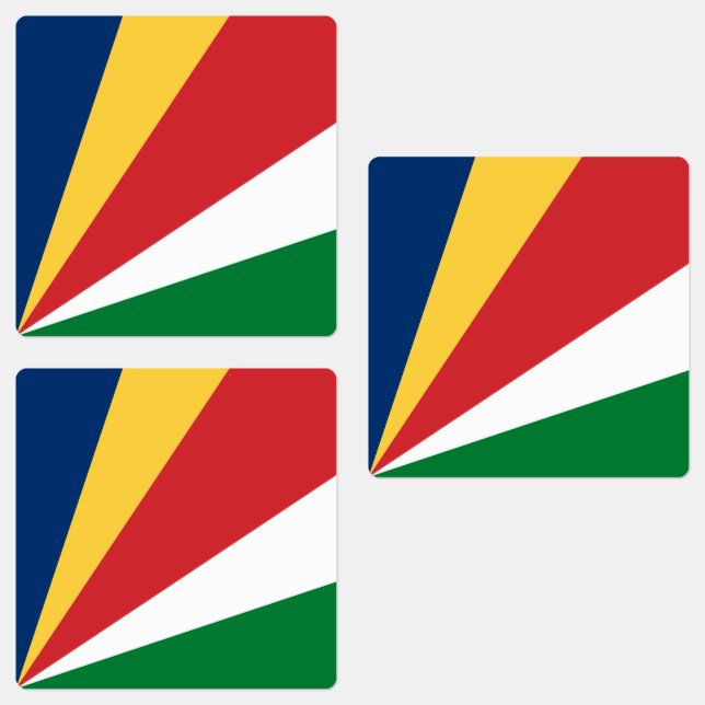 Etiquetas Bandera de Seychelles (Grupo)