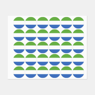 Etiquetas Bandera de Sierra Leona