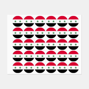 Etiquetas Bandera de Siria