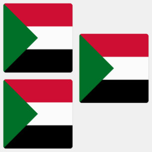 Etiquetas Bandera de Sudán