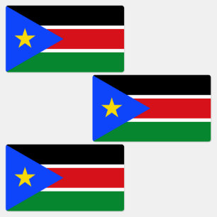 Etiquetas Bandera de Sudán del Sur