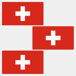 Etiquetas Bandera de Suiza