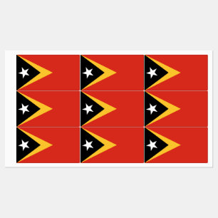Etiquetas Bandera de Timor Oriental