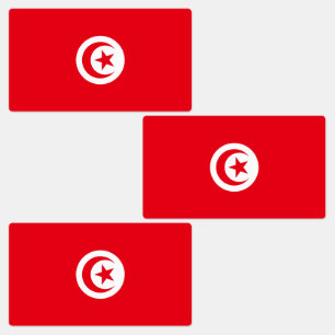 Etiquetas Bandera de Túnez
